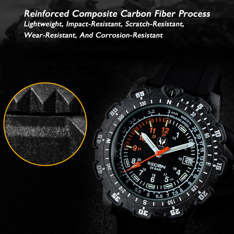 Hnlgnox Orologio da pilota da  - Rubber Strap Diver recensione e prezzo