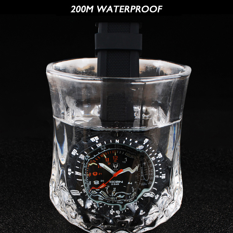 Hnlgnox Orologio da pilota da  - Rubber Strap Diver recensione e prezzo