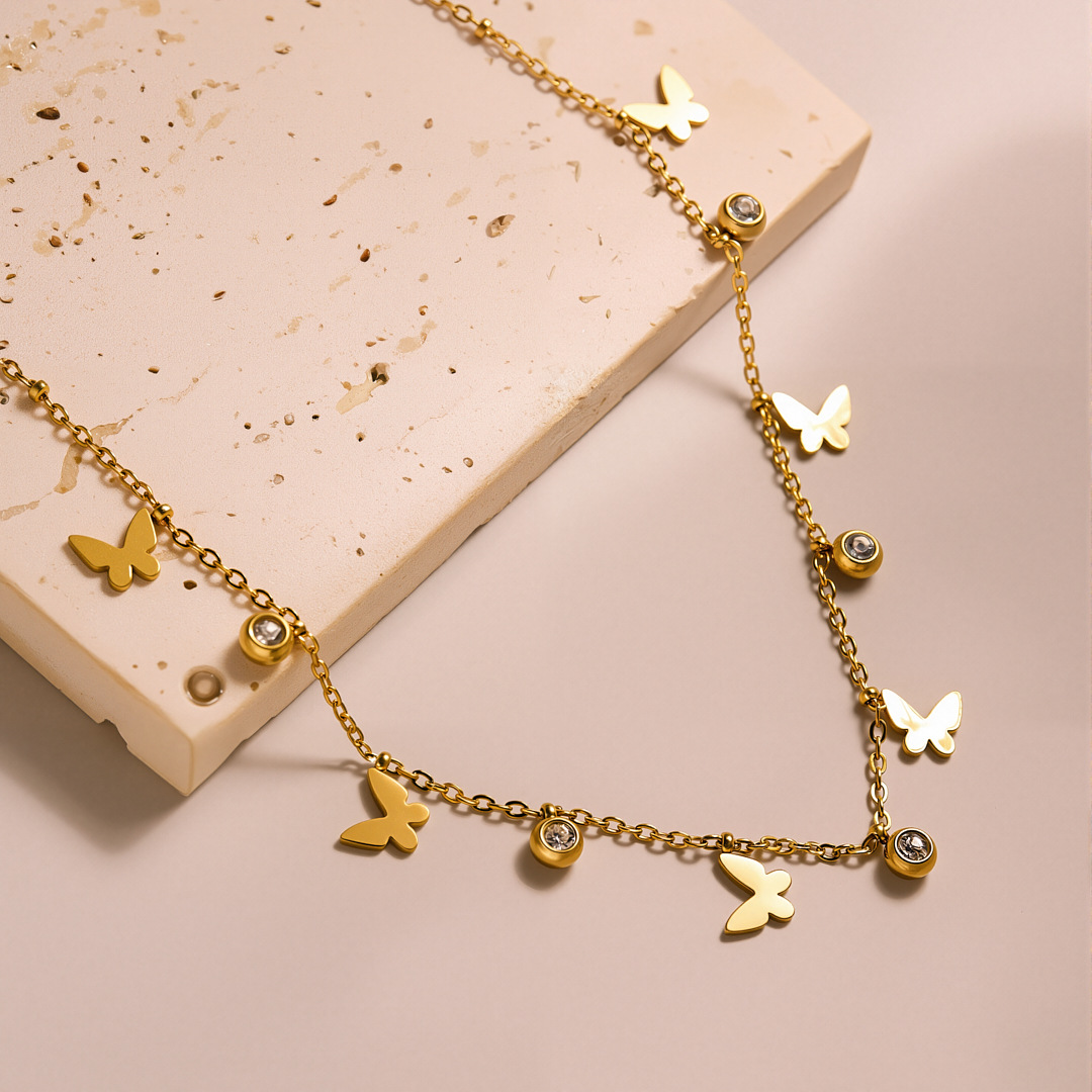 Collana con Ciondolo a Farfall - Butterfly Clasp Deployant recensione e prezzo